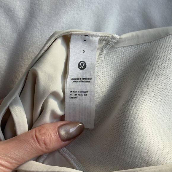 Like a Cloud Longline Bra Light Support, B/C Cup - Bone - Size 6 - Picture 4 of 4